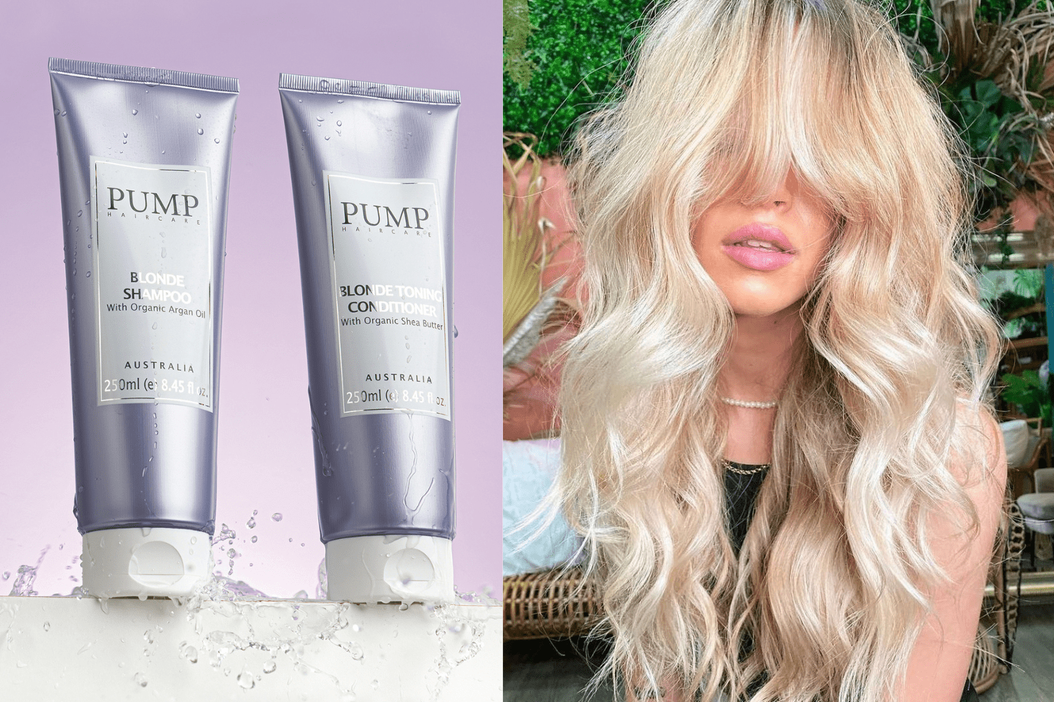 Protect blonde hair from the sun and weather