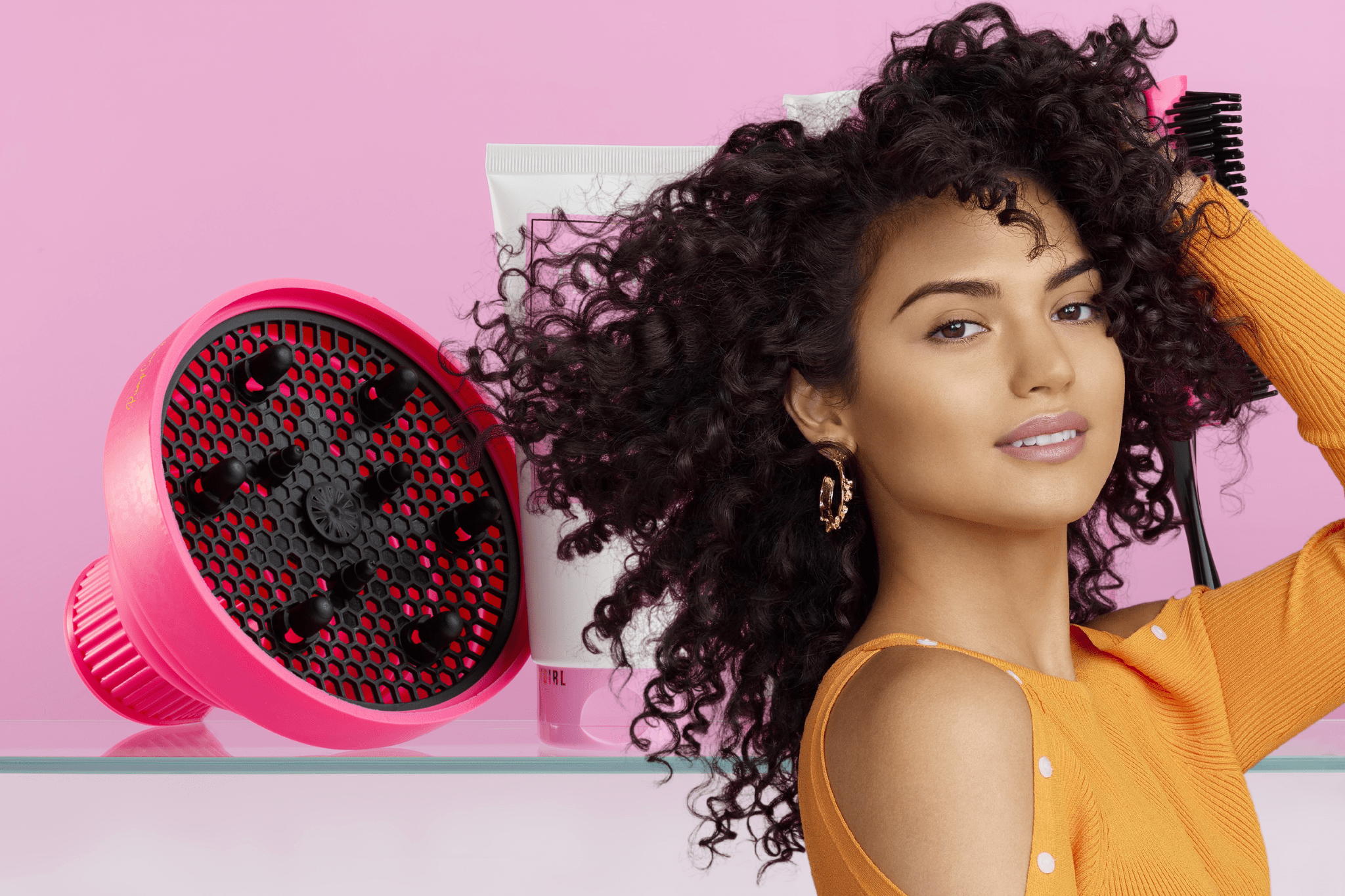 How to Diffuse Curly Hair: Step-by-Step Instructions - Pump Haircare