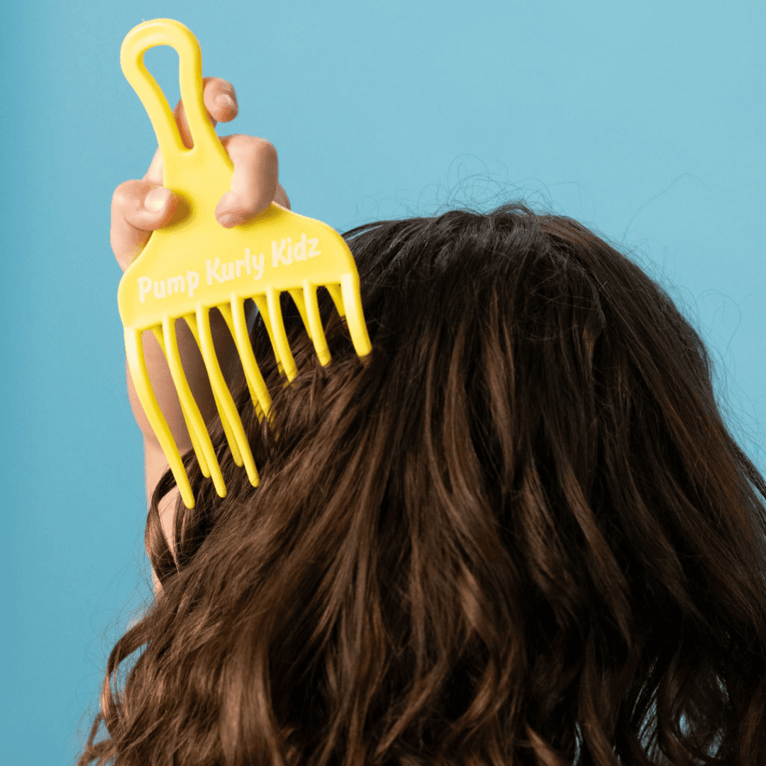 Pump Kurly Kidz Yellow Curl Detangle Comb