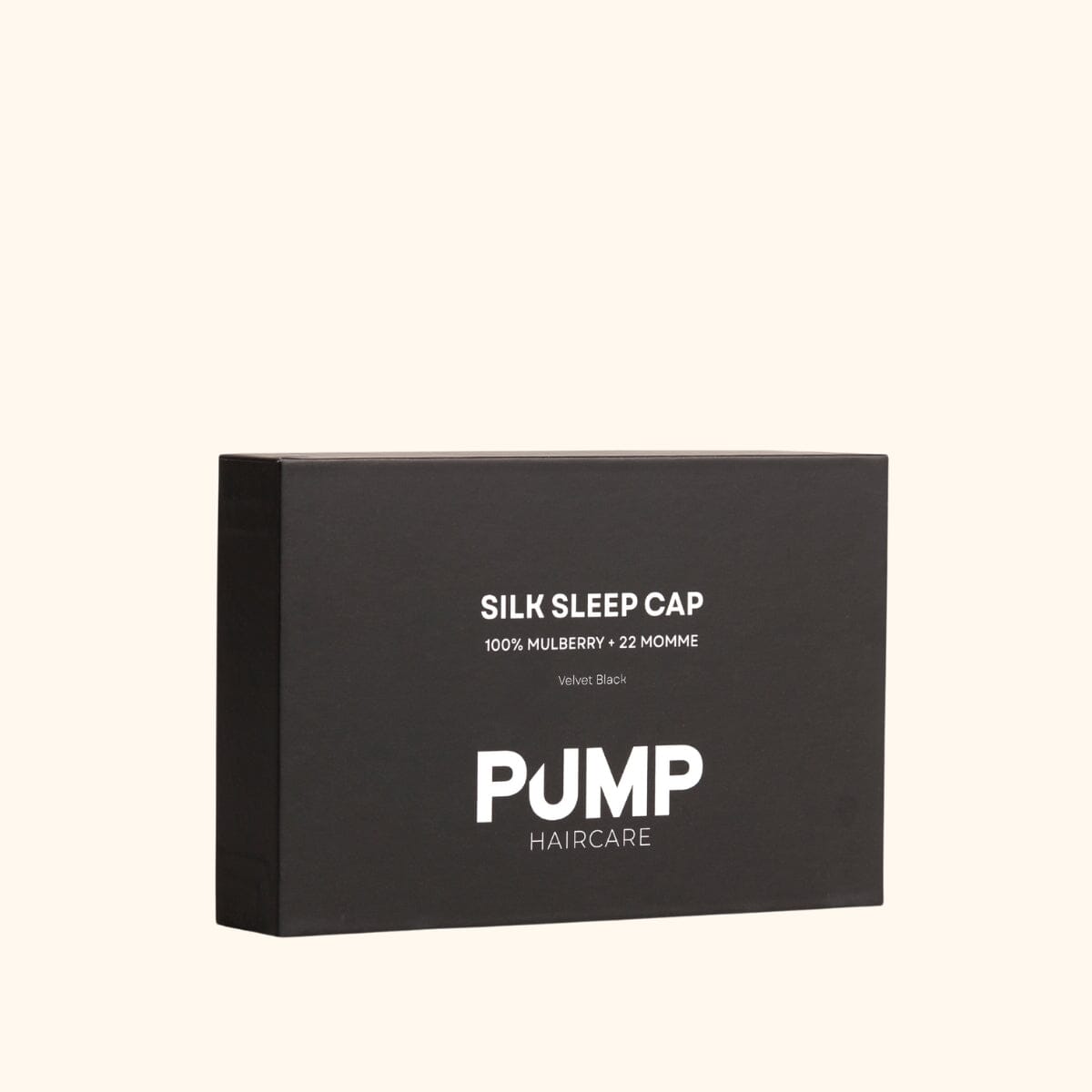 Pump Mulberry Silk Sleep Cap Black