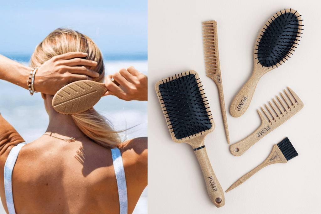 how to clean a paddle brush