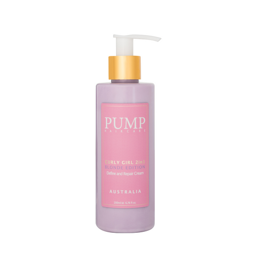 Pump Curly Girl 2 in 1 Blonde Edition Define and Repair Cream