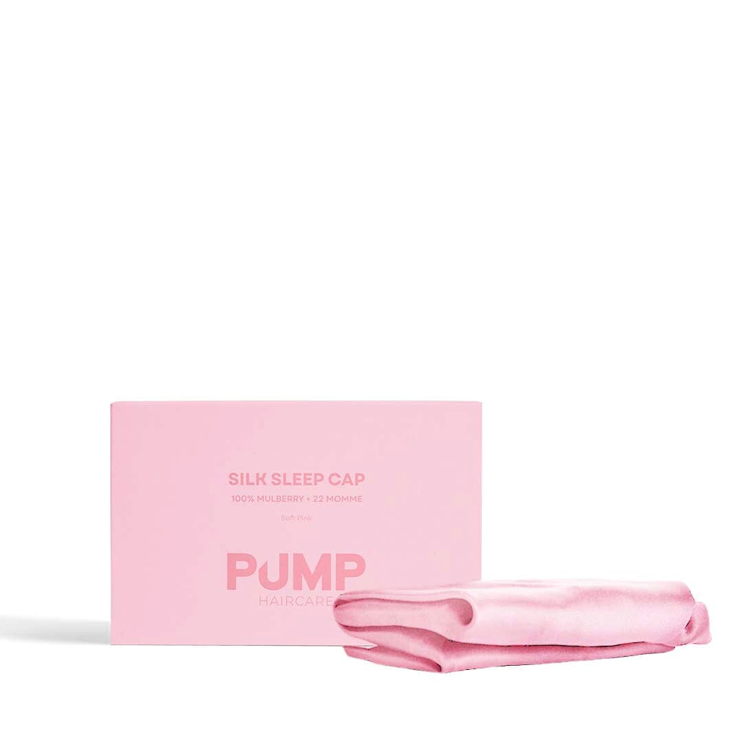 Pump Mulberry Silk Sleep Cap Pink