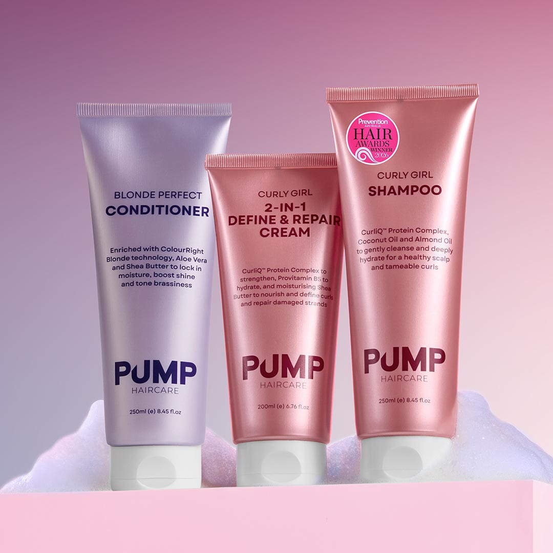 Curly Girl Shampoo, Blonde Perfect Conditioner, Curly Girl 2-in-1 Define &amp; Repair Cream Bundle