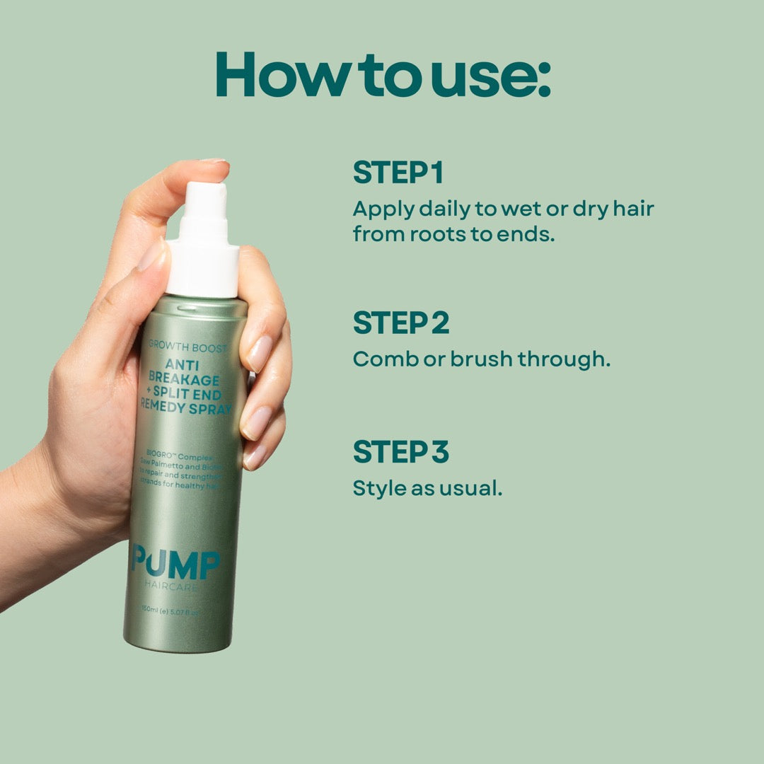 Growth Boost Anti Breakage + Split End Remedy Spray