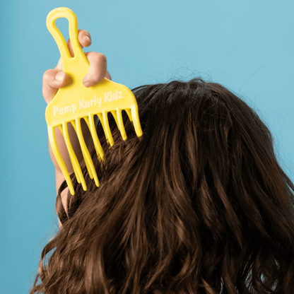 Pump Kurly Kidz Yellow Curl Detangle Comb