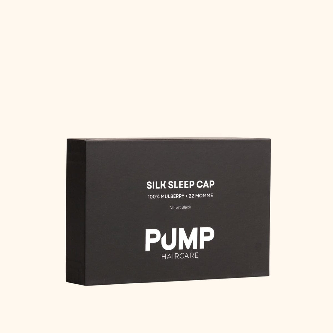 Pump Mulberry Silk Sleep Cap Black