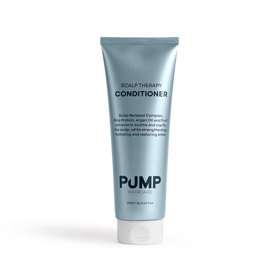 Tube of Scalp Therapy conditioner on a white background