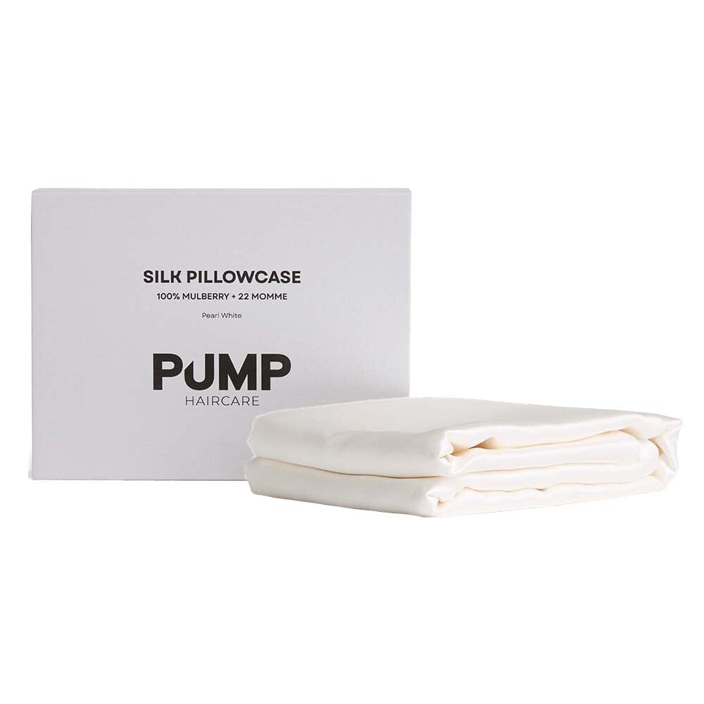 Pump Mulberry Silk Pillow Case White
