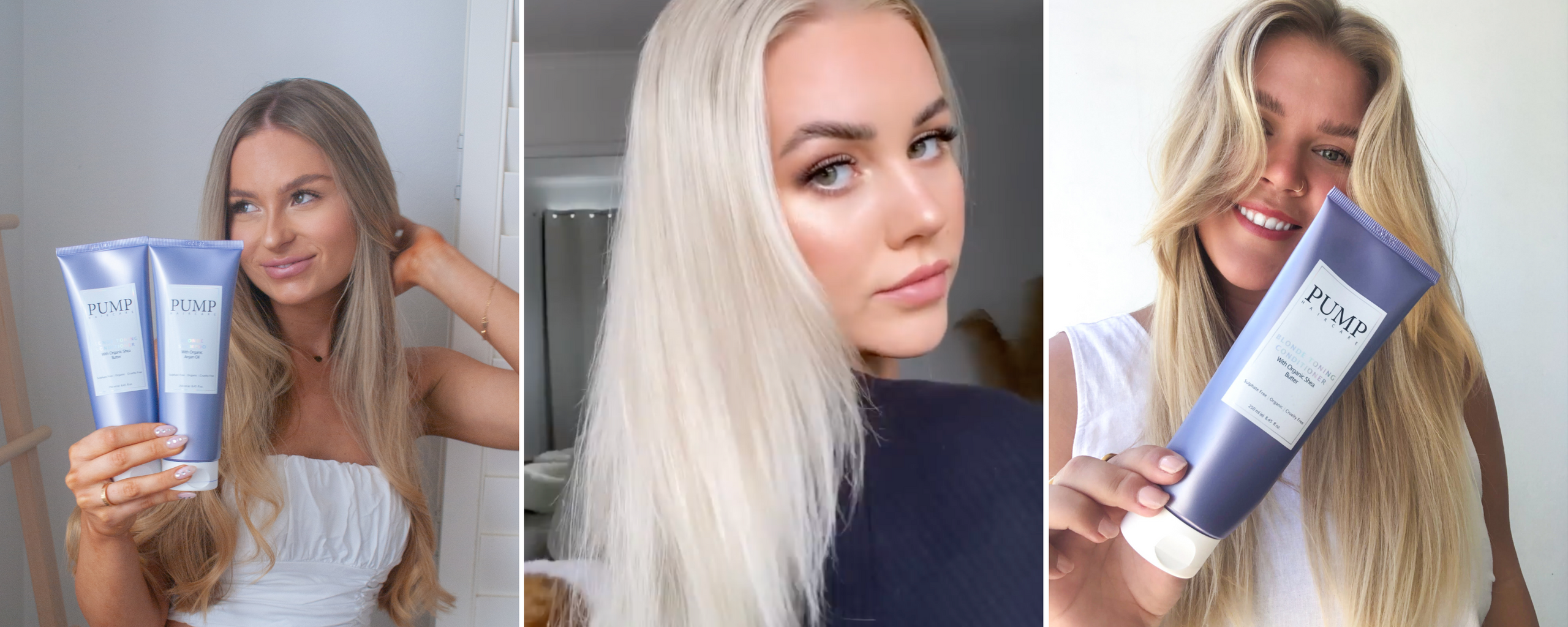 Blonde Hair Care Products Pump Haircare