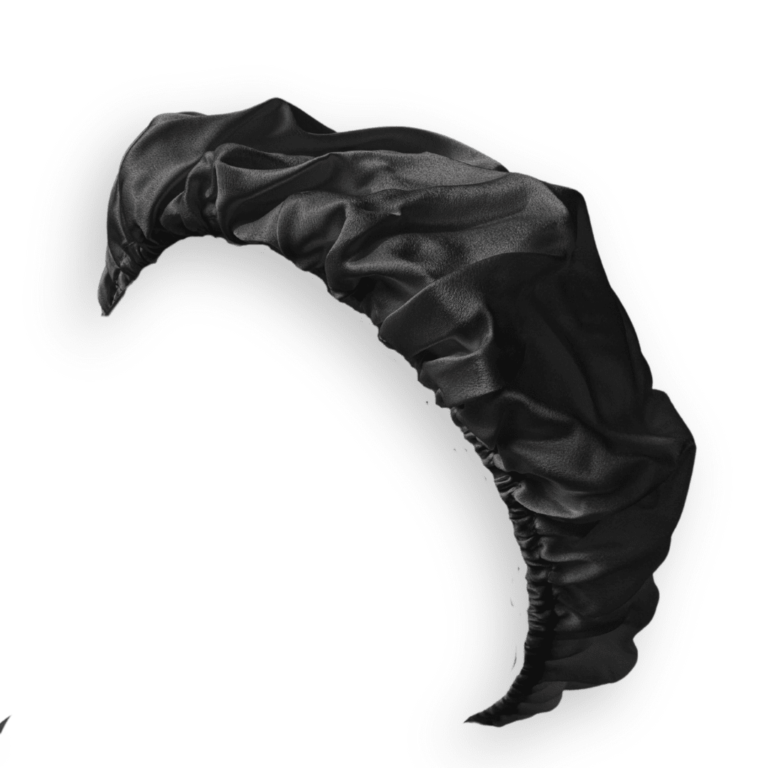 Pump Mulberry Silk Sleep Cap Black