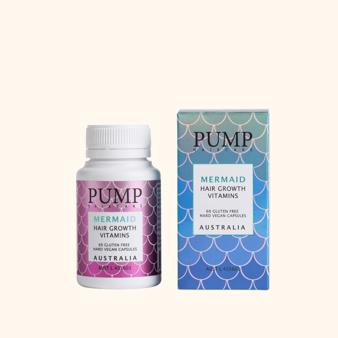 Pump Mermaid Hair Growth Vitamins