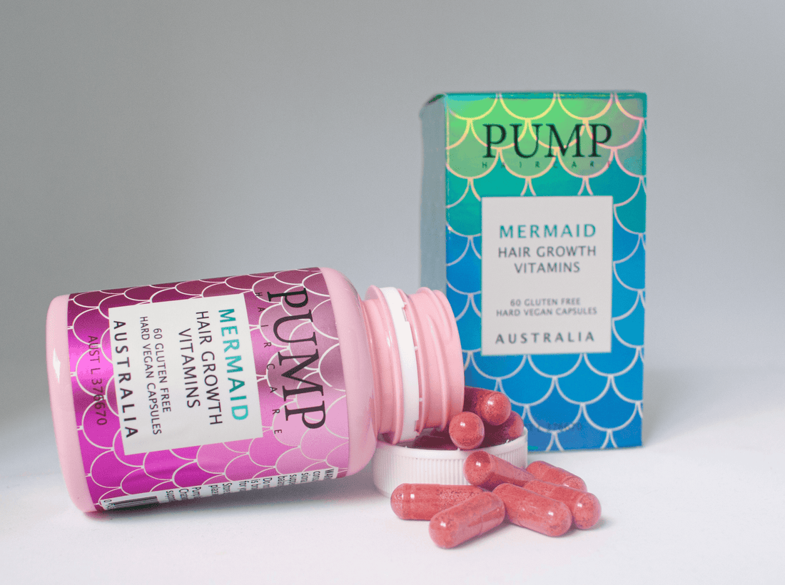 Pump Mermaid Hair Growth Vitamins - Pump Haircare