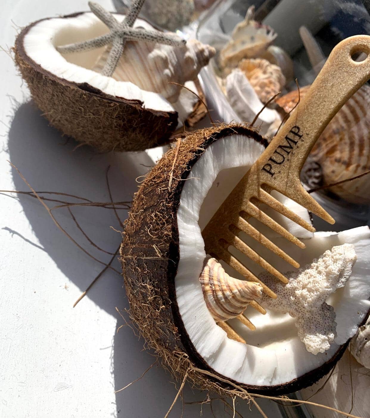 Pump Eco Coconut Wide Tooth Comb - Pump Haircare