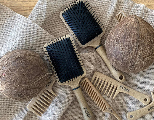 Pump Eco Coconut Paddle Brush - Pump Haircare